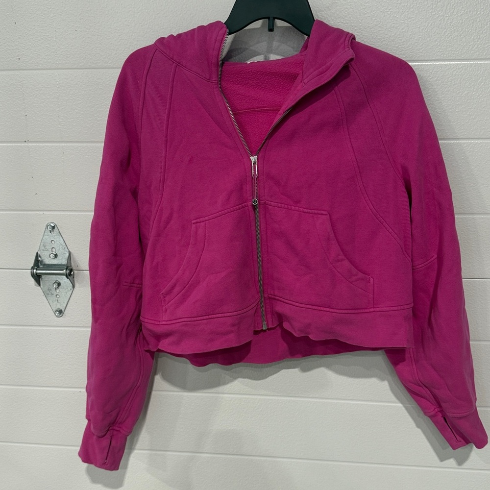 Pink Zip-Up Hoodie